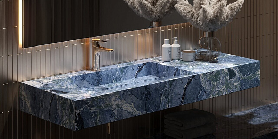 Раковины из керамогранита, изготовление и монтаж